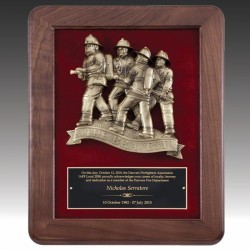 Firefighters Plaque